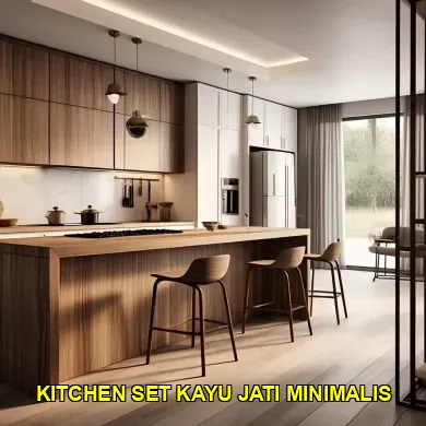 Inovasi Terbaru Kitchen Set Kayu Jati Minimalis di Bantul